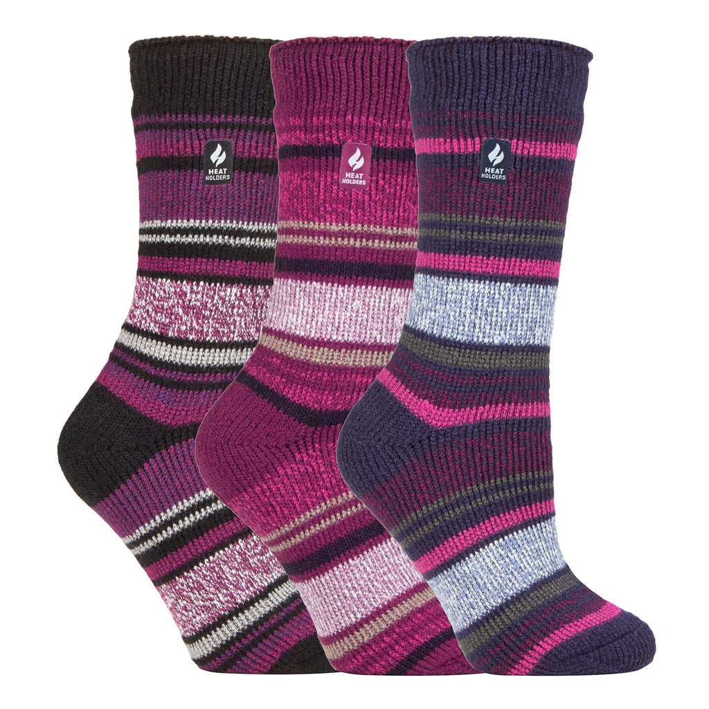 Set of 3 Insulated Thermal Ladies Socks for Ultimate Cold Weather Comfort