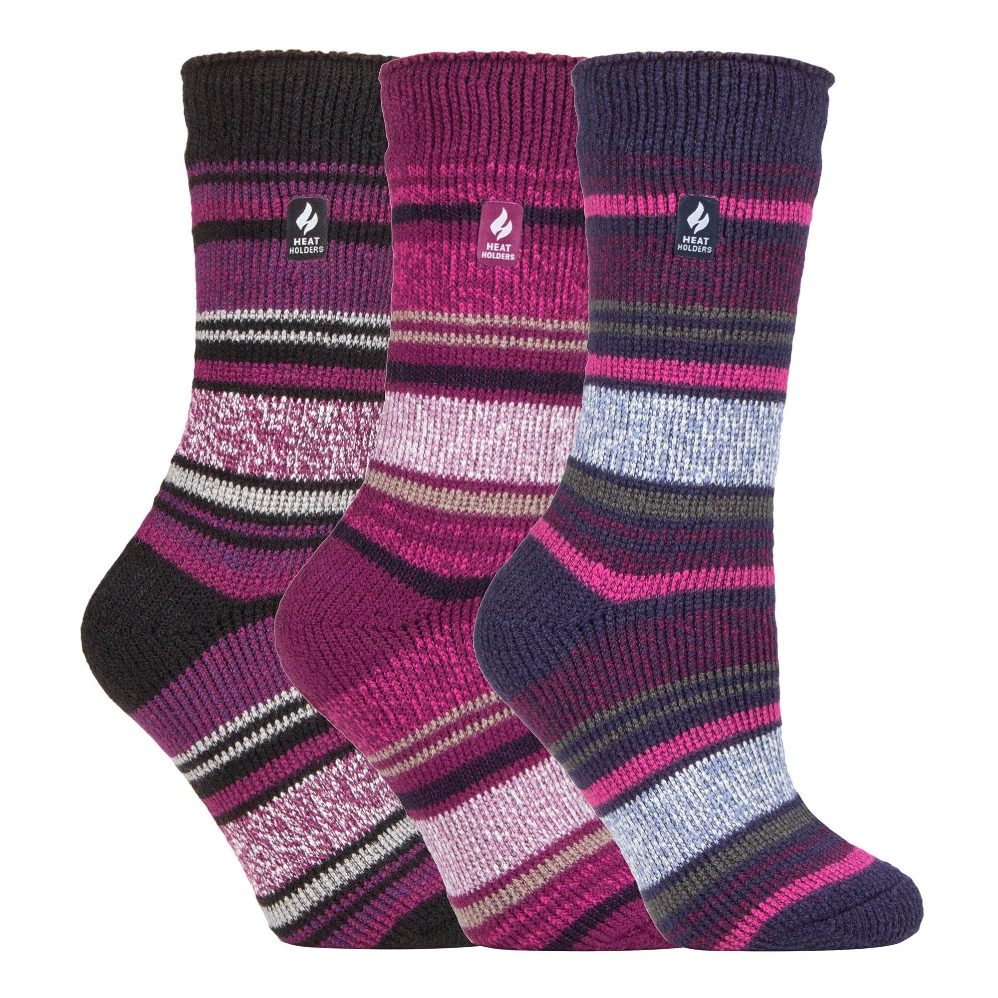 Set of 3 Insulated Thermal Ladies Socks for Ultimate Cold Weather Comfort