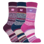 Set of 3 Insulated Thermal Ladies Socks for Ultimate Cold Weather Comfort