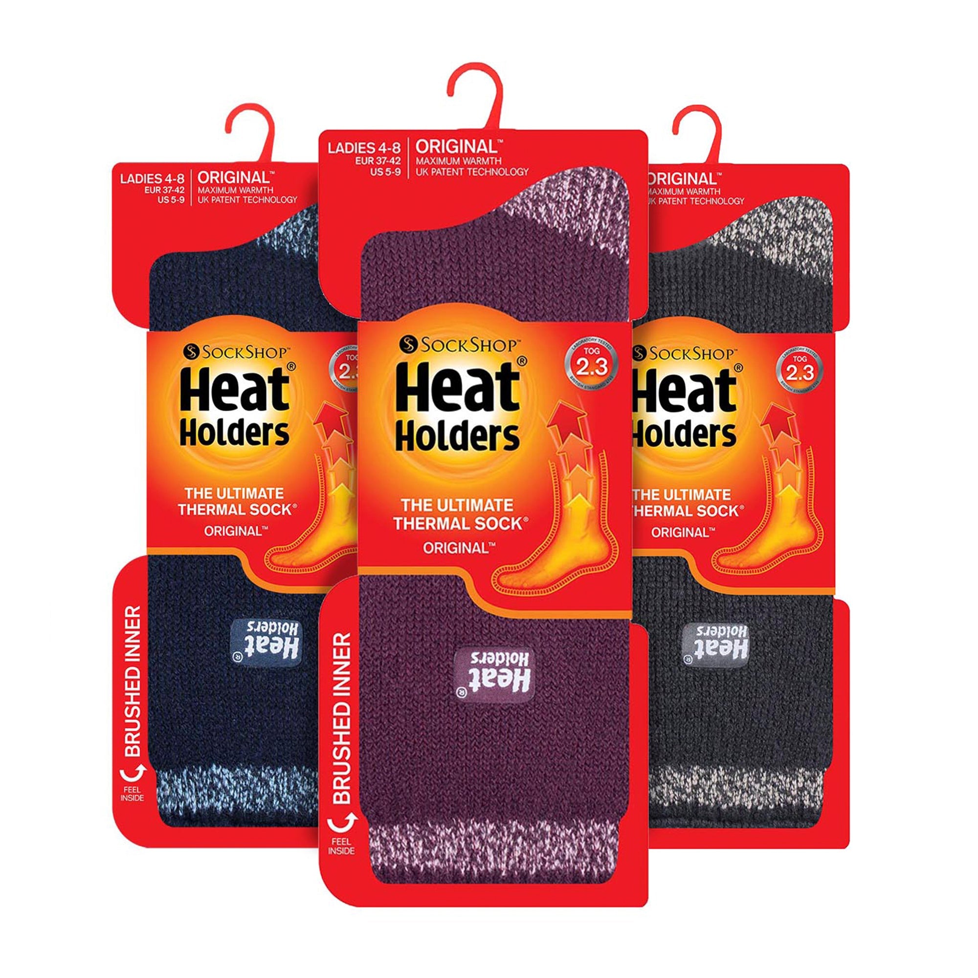 Set of 3 Insulated Thermal Ladies Socks for Ultimate Cold Weather Comfort