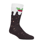 Mens Christmas Non Slip Thermal Slipper Socks with Grippers