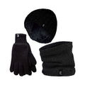 Mens Thermal Winter Hat, Gloves  & Neck Warmer Set