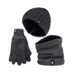 Mens Thermal Winter Hat, Gloves  & Neck Warmer Set