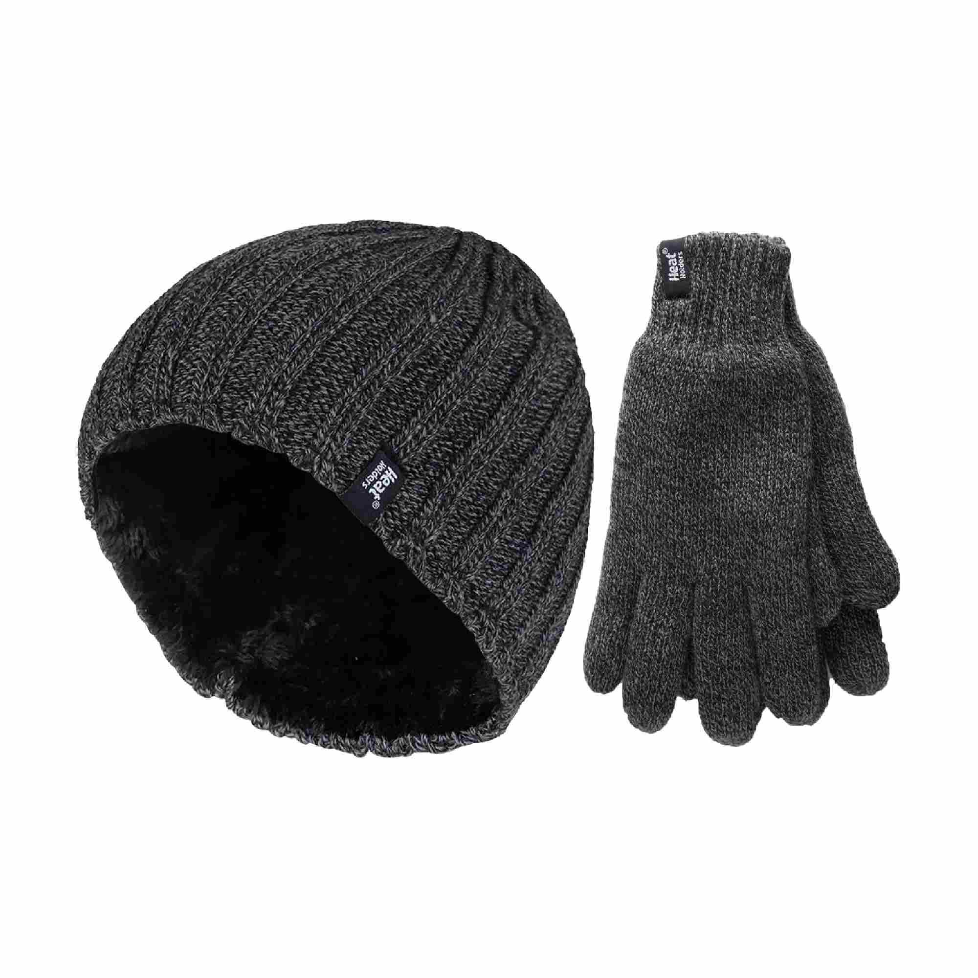 Heat Holders Men’s Thermal Hat & Gloves Set