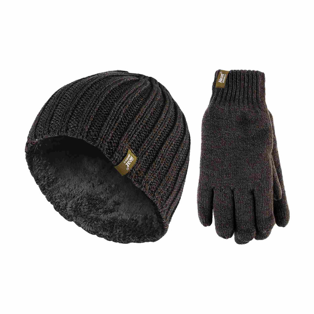 Heat Holders Men’s Thermal Hat & Gloves Set