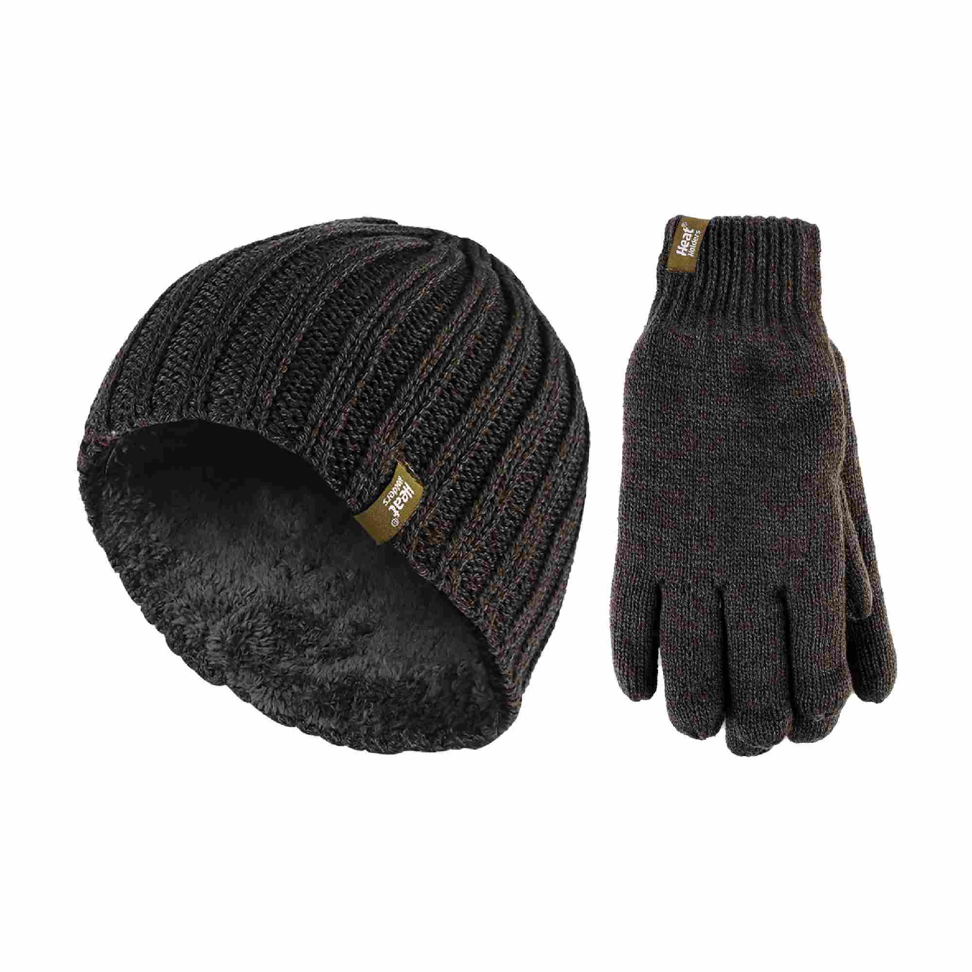 Heat Holders Men’s Thermal Hat & Gloves Set