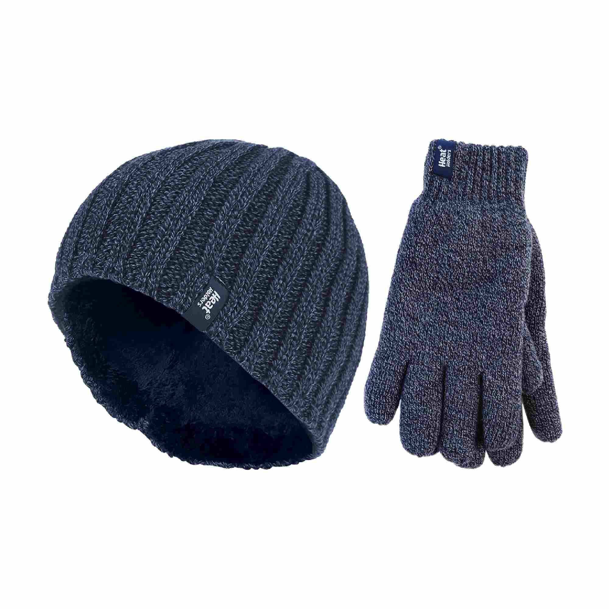 Heat Holders Men’s Thermal Hat & Gloves Set