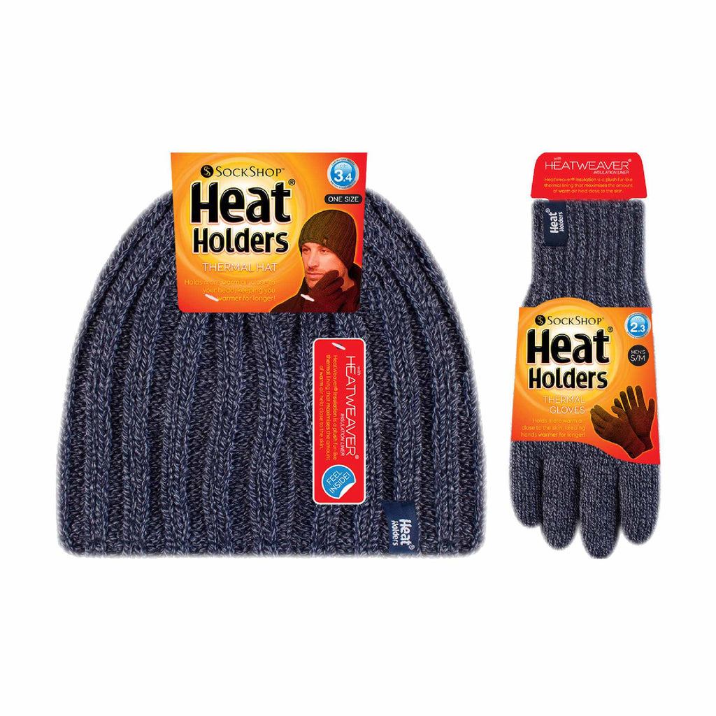 Heat Holders Men’s Thermal Hat & Gloves Set