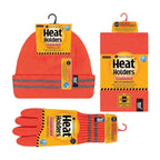 Mens Reflective Cold Weather Workwear Set: Hat, Neck Warmer & Gloves