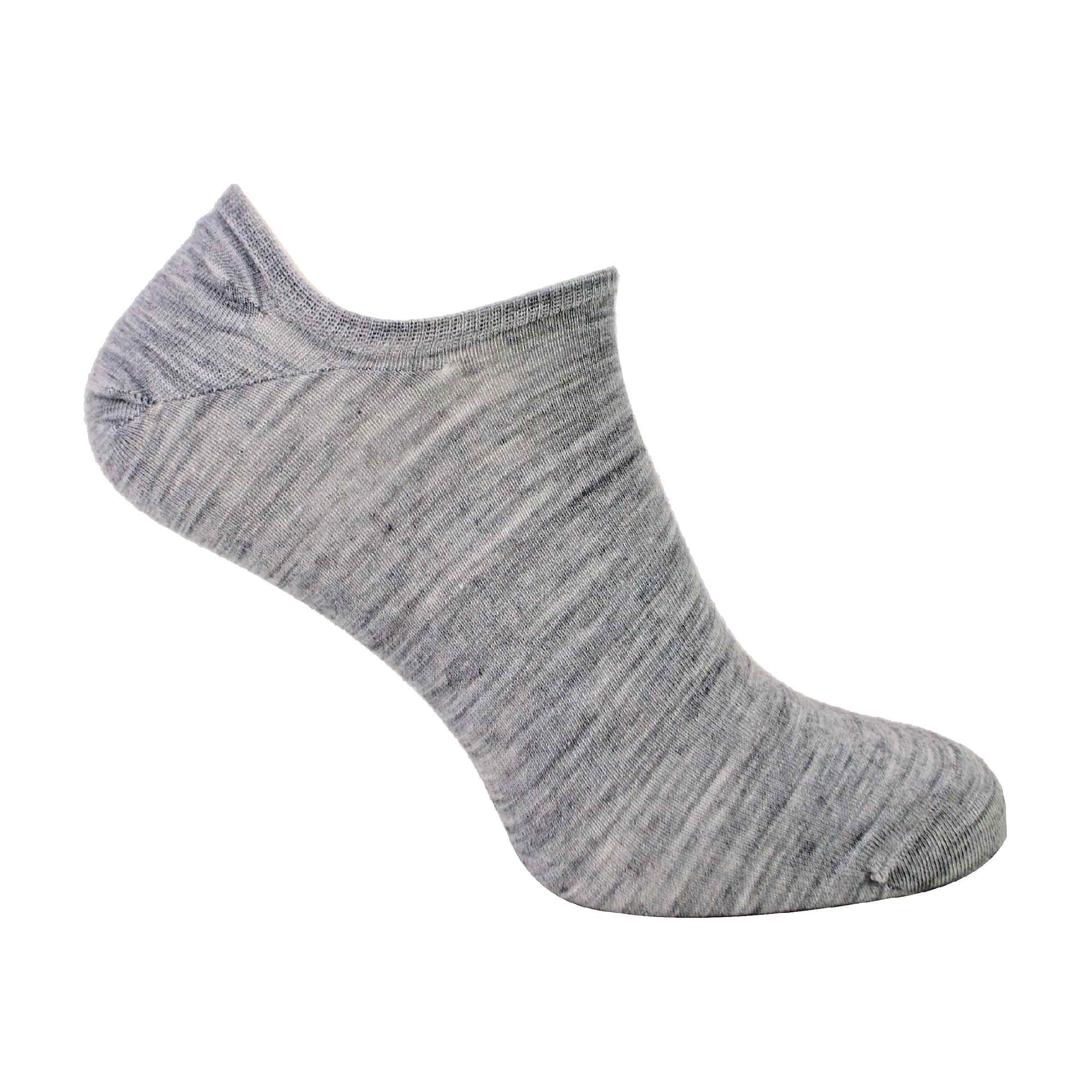 Mens Merino Wool No Show Socks Invisible Low Cut Warm Footsies Socks