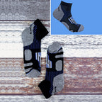12 Pair Mens Black Low Cut Cycling Socks for Running, Gym & Sport