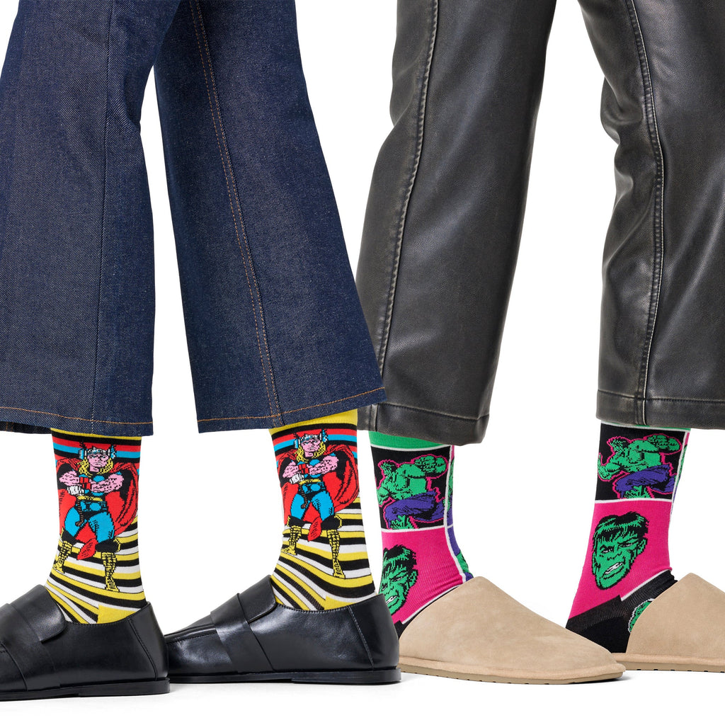 6 Pack Avengers Socks Bundle Novelty Socks | Gift Idea