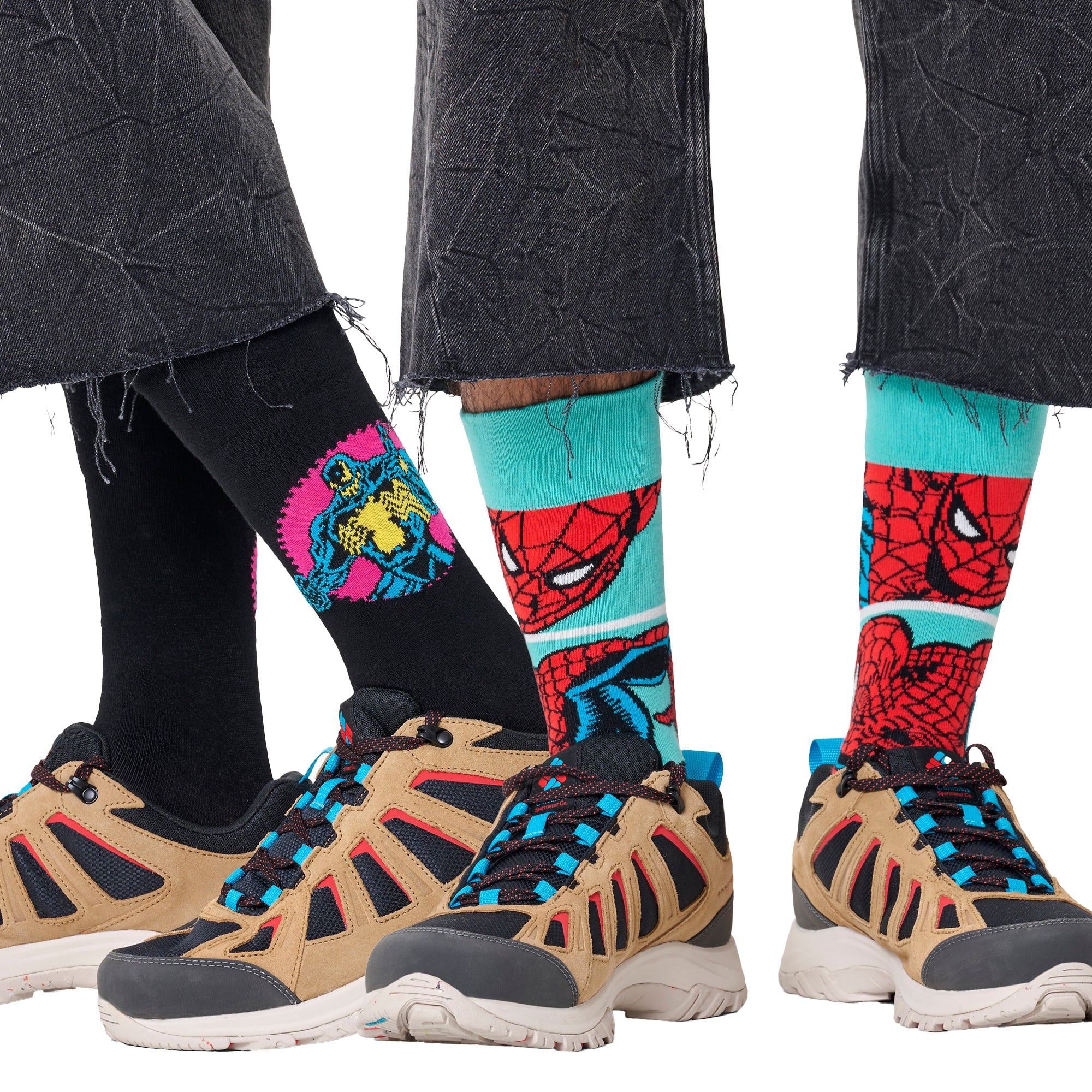 6 Pack Spider-Man Socks Bundle Novelty Socks | Gift Idea
