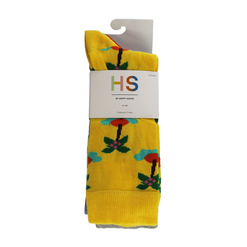 Tropical Vibes Dress Mens Socks - Pack of 3 Fashionable Novelty Socks