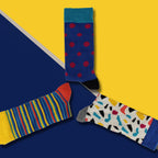 Pack of 3 Striped Dress Mens Socks for a Classic Look | Socks with Stripes