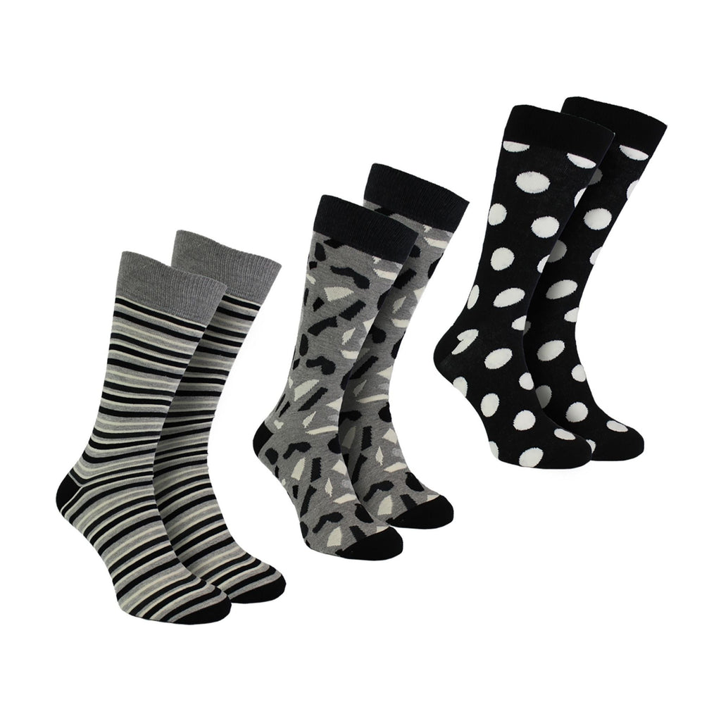 Pack of 3 Striped Dress Mens Socks for a Classic Look | Socks with Stripes