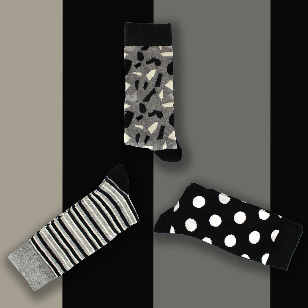 Pack of 3 Striped Dress Mens Socks for a Classic Look | Socks with Stripes