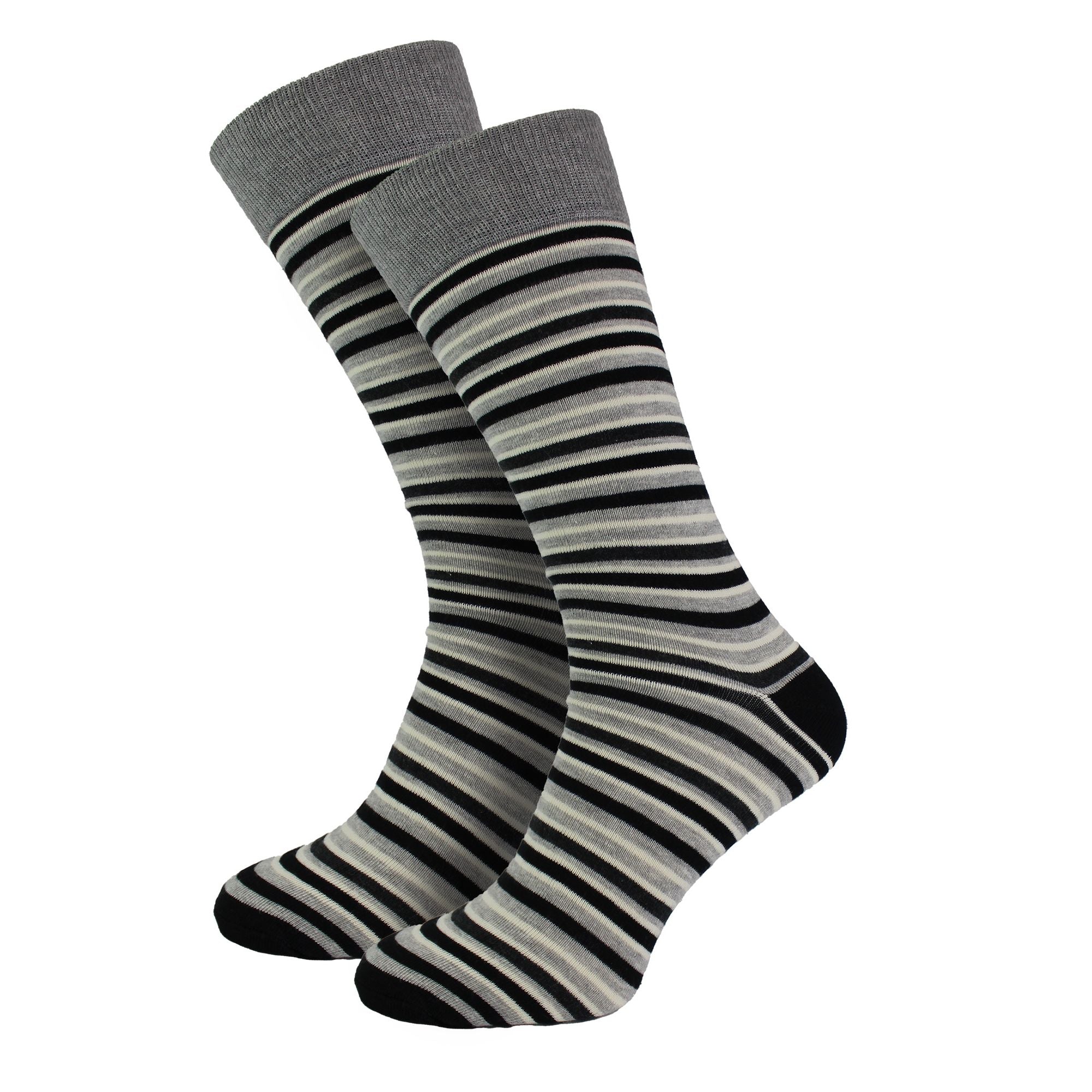 Pack of 3 Striped Dress Mens Socks for a Classic Look | Socks with Stripes