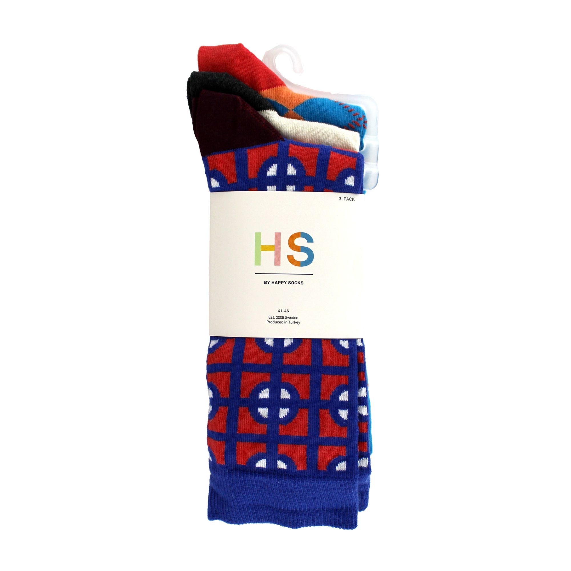 Classic Structure Dress Mens Socks - Pack of 3 Pairs | Fun Socks
