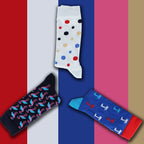 Set of 3 Fun and Stylish Novelty Summer Vibes Dress Mens Socks