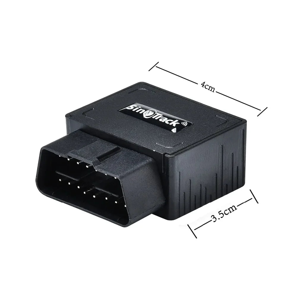 OBD2 GPS Tracker Plug & Play Car Tracking Device with App (iOS & Android)