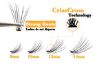 Kimcci Natural Fake Eye Lashes 60pcs 8/10/12/14mm Makeup Individual Cluster Eye Lashes Grafting Fake False Eyelashes Faux Cilias