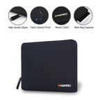 HAWEEL 9.7" Sleeve Case for Tablets, Zipper Briefcase, Fits iPad/Galaxy/Lenovo & More (Black)