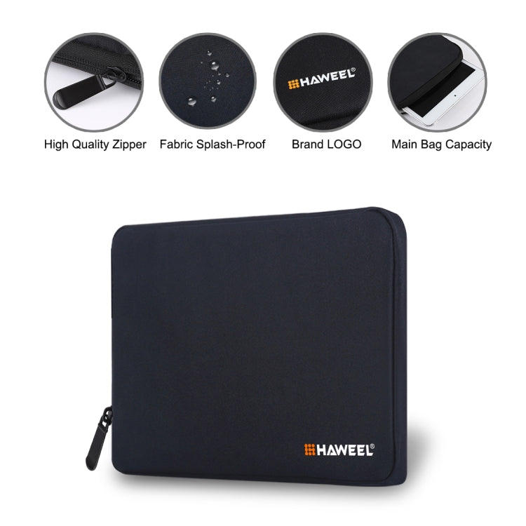 HAWEEL 9.7" Sleeve Case for Tablets, Zipper Briefcase, Fits iPad/Galaxy/Lenovo & More (Black)