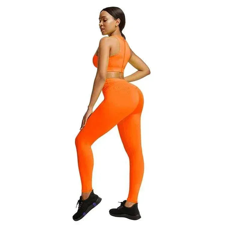 Women's Quick-Dry Short Sleeve Yoga & Running Tracksuit