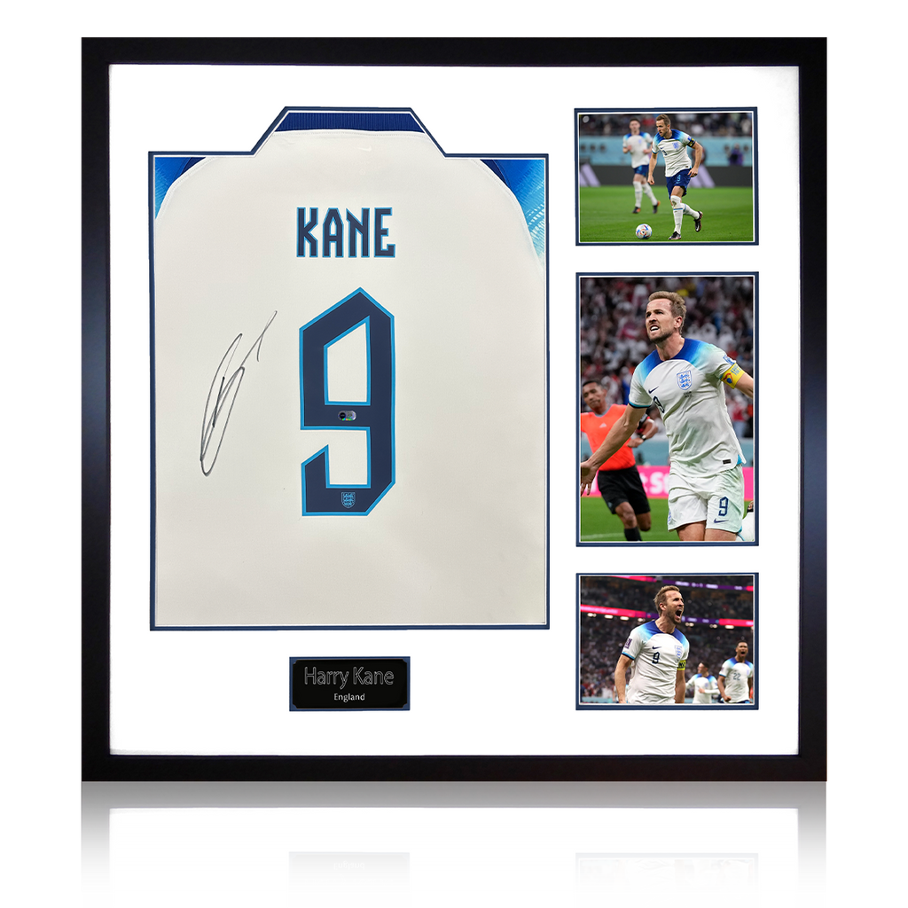 Harry Kane Signed England Shirt Elite Frame (ACG Cert)