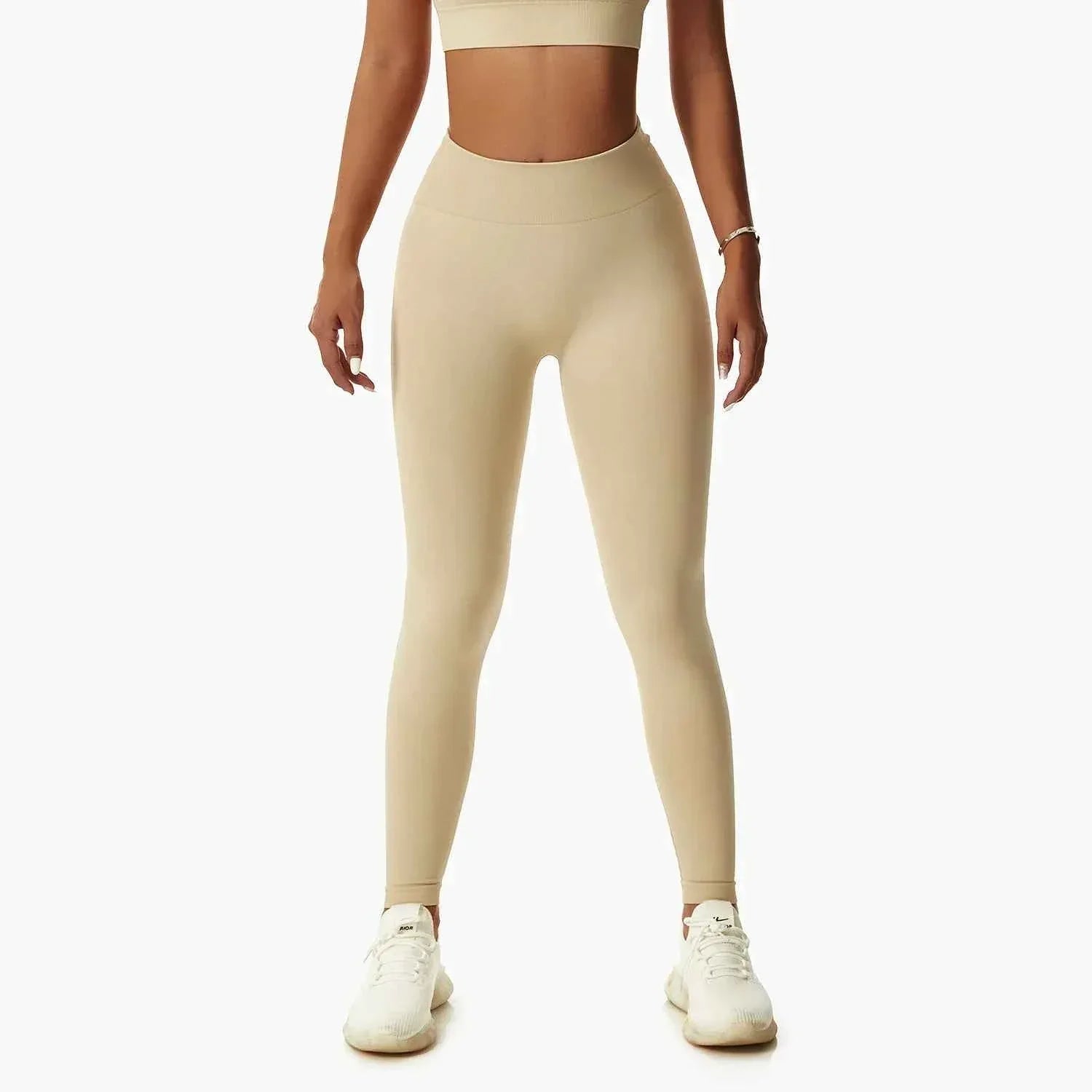 Leggings Yoga Set for Women - Seamless Bra Top and Scrunch Leggings Fitness Sport Suit