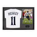 Emile Heskey Signed England Shirt Classic Frame