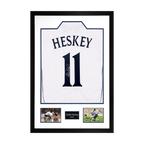 Emile Heskey Signed England Shirt Premium Frame