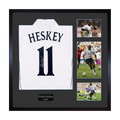 Emile Heskey Signed England Shirt Elite Frame
