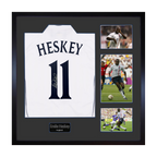 Emile Heskey Signed England Shirt Elite Frame