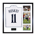 Emile Heskey Signed England Shirt Elite Frame