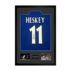 Emile Heskey Signed Leicester City Shirt Premium Frame