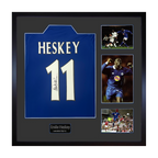 Emile Heskey Signed Leicester City Shirt Elite Frame