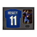 Emile Heskey Signed Leicester City Shirt Classic Frame