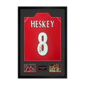 Emile Heskey Signed Liverpool Shirt Premium Frame