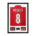Emile Heskey Signed Liverpool Shirt Premium Frame
