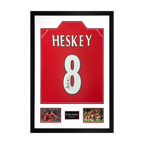 Emile Heskey Signed Liverpool Shirt Premium Frame