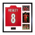 Emile Heskey Signed Liverpool Shirt Elite Frame