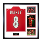 Emile Heskey Signed Liverpool Shirt Elite Frame