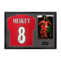 Emile Heskey Signed Liverpool Shirt Classic Frame