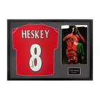 Emile Heskey Signed Liverpool Shirt Classic Frame