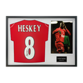 Emile Heskey Signed Liverpool Shirt Classic Frame