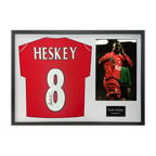 Emile Heskey Signed Liverpool Shirt Classic Frame