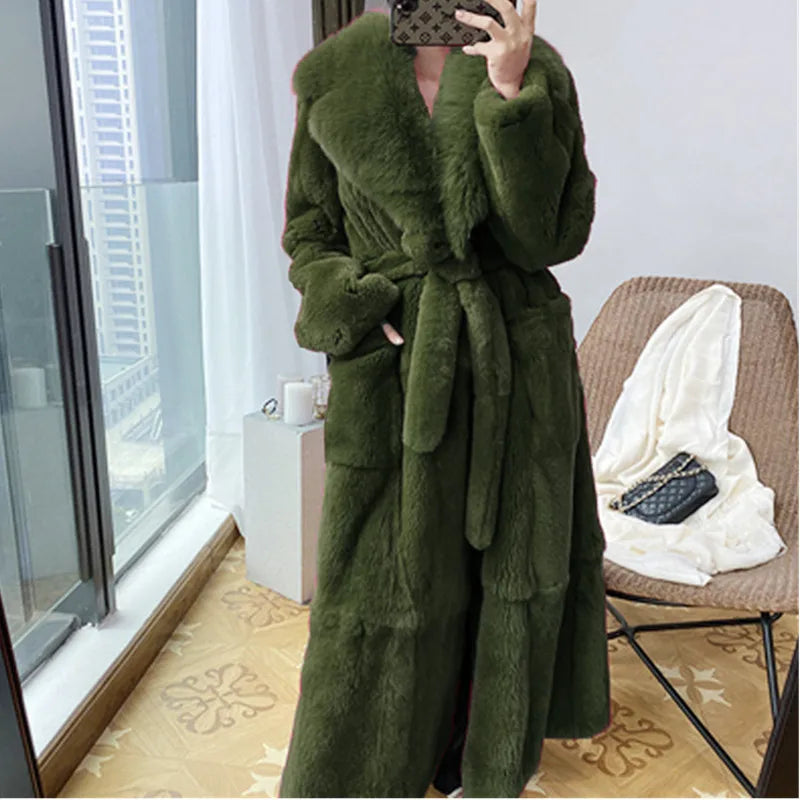 Women's Winter Jackets Faux Fur Coat Warm Thick Loose Plus Size Outerwear