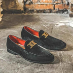Plus Size 48 Corduroy Material Fashion Men Loafers Shoes Slip On Dress Shoes